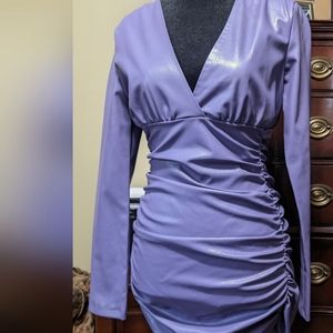 Zara faux leather  dress